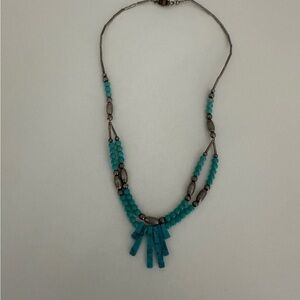 Turquoise and Silver Necklace